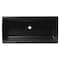 Alfi Brand 36 inch Black Matte Above Mount Fireclay Bathroom Trough Sink AB36TRBM - alternate 10